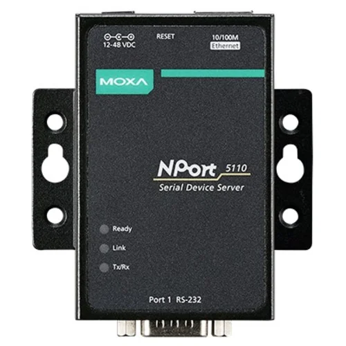 NPort 5110 1-портовый асинхронный сервер RS-232 в Ethernet MOXA NPort 5110 1-портовый асинхронный сервер RS-232 в Ethernet MOXA